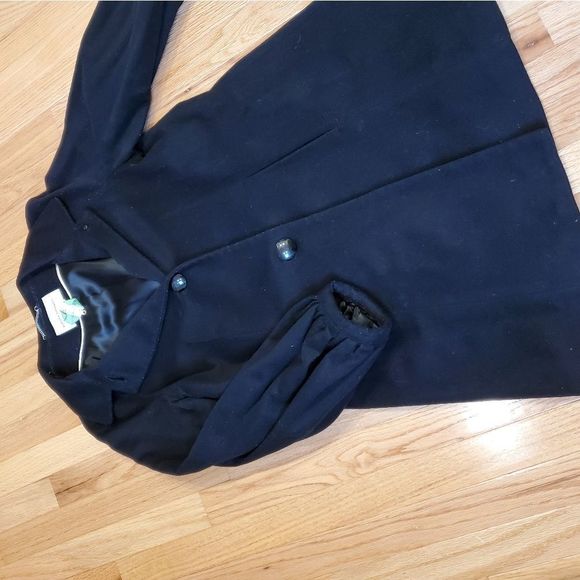 Banana Republic Black Wool Coat - Picture 8 of 9